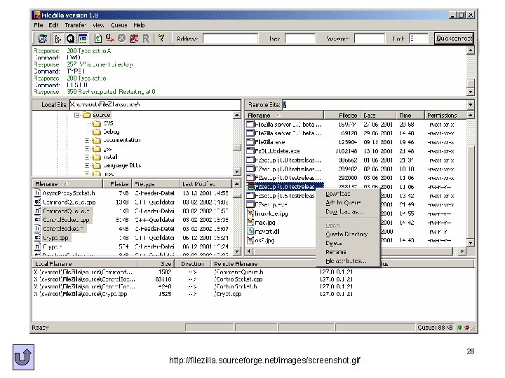 28 http: //filezilla. sourceforge. net/images/screenshot. gif 