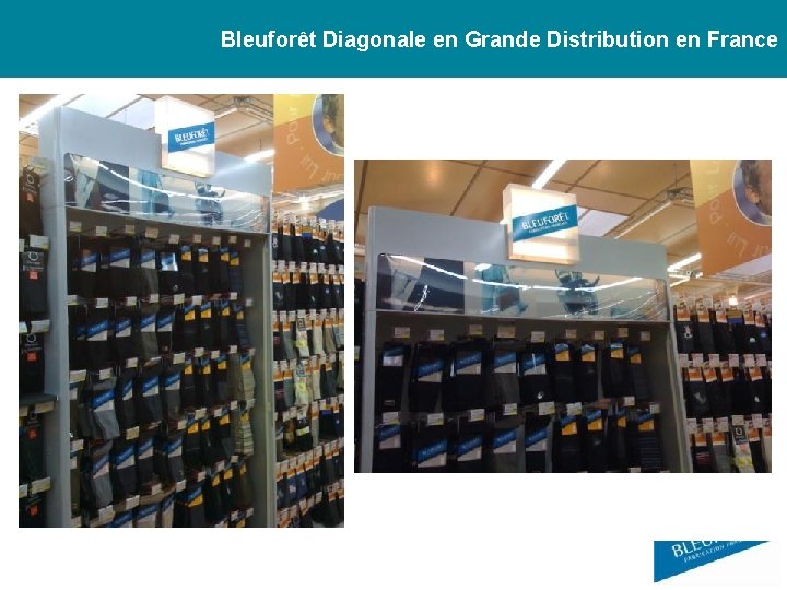 Bleuforêt Diagonale en Grande Distribution en France 