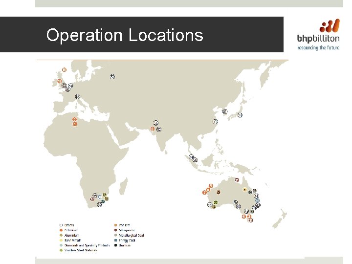 Operation Locations 