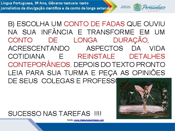 Língua Portuguesa, 9º Ano, Gêneros textuais: texto jornalístico de divulgação científica e de conto