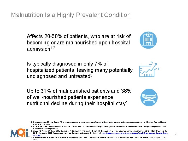 Malnutrition Is a Highly Prevalent Condition Affects 20 -50% of patients, who are at