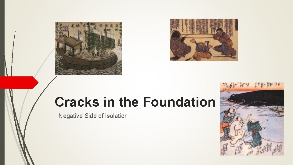 Cracks in the Foundation Negative Side of Isolation Cracks in the Foundation Negative Side of Isolation