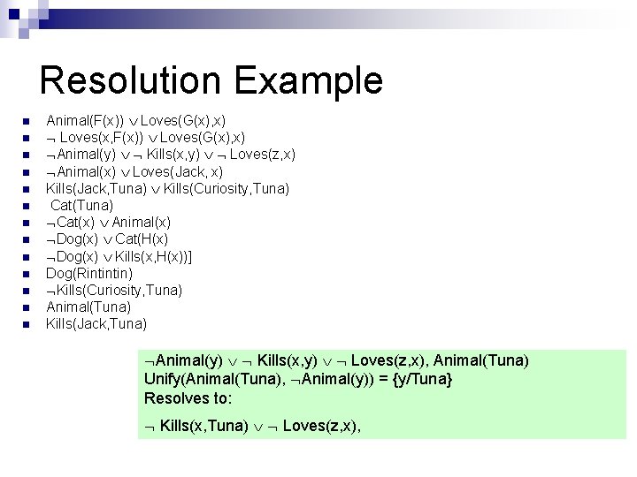 Inference In Firstorder Logic Outline Reducing Firstorder Inference