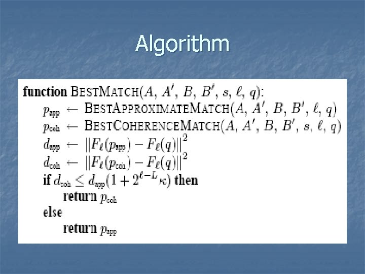 Algorithm 