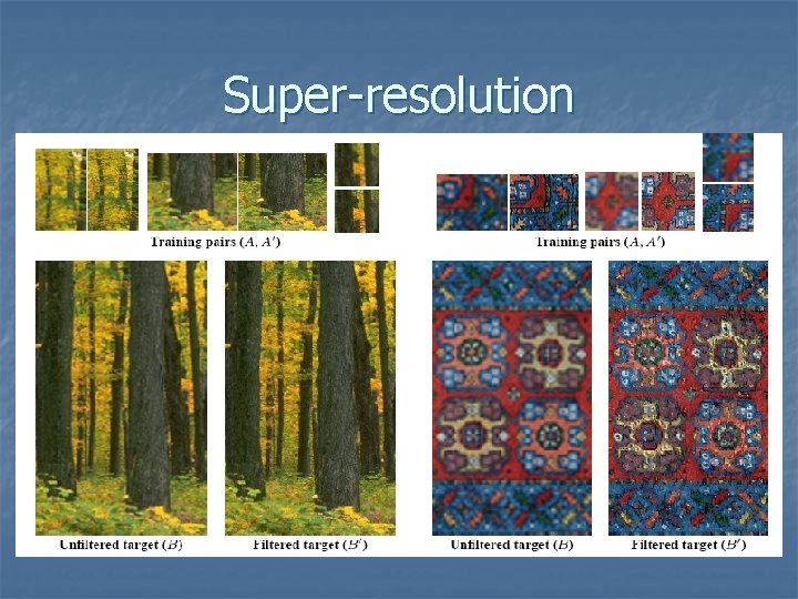 Super-resolution 