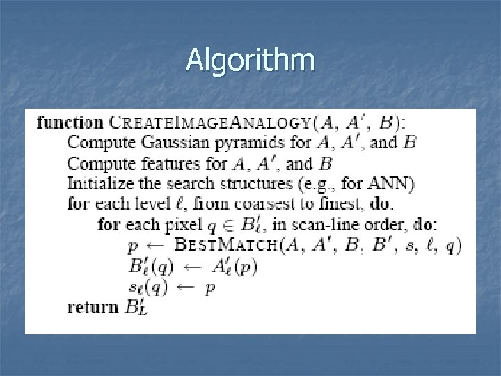 Algorithm 