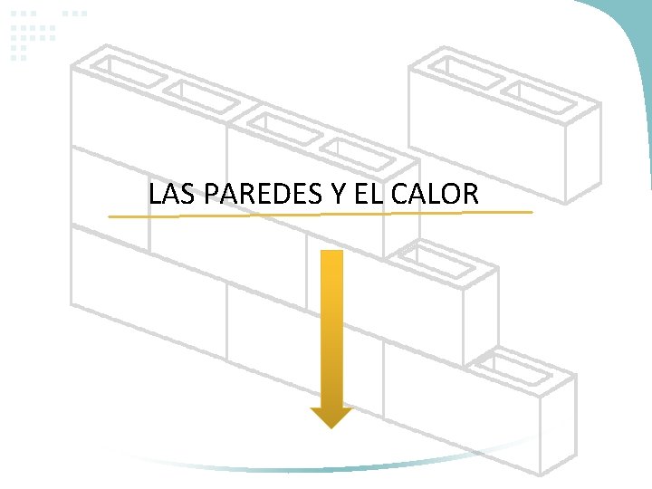 LAS PAREDES Y EL CALOR 