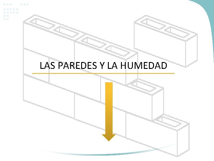 LAS PAREDES Y LA HUMEDAD 