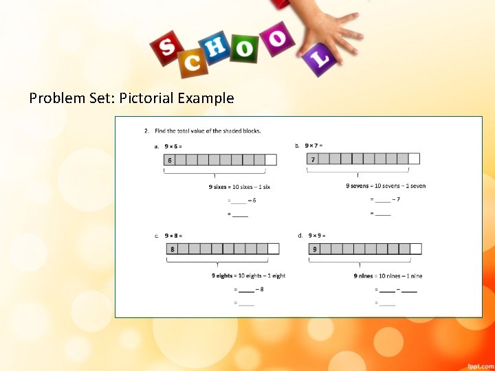 Problem Set: Pictorial Example 