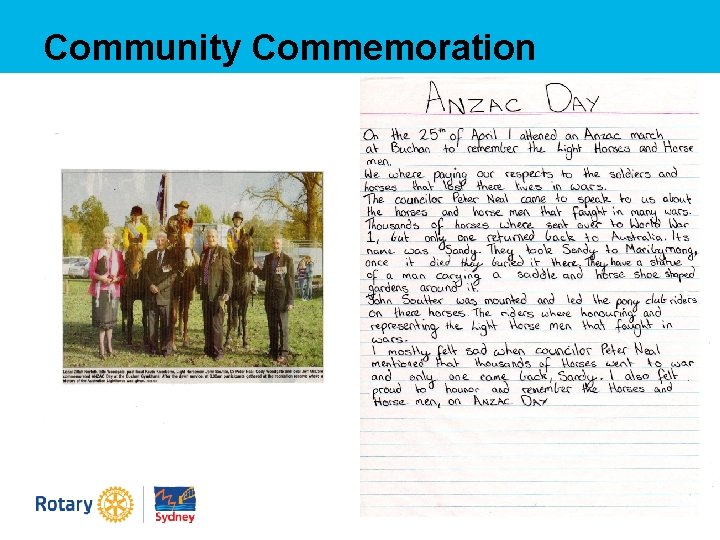 Community Commemoration 