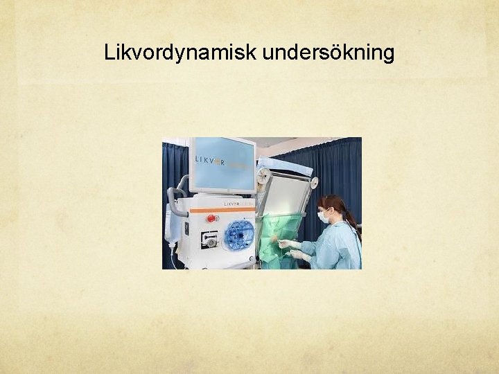 Likvordynamisk undersökning 