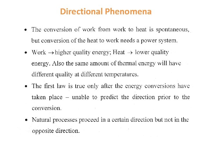  Directional Phenomena 