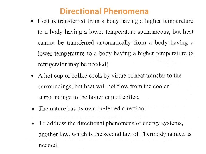  Directional Phenomena 