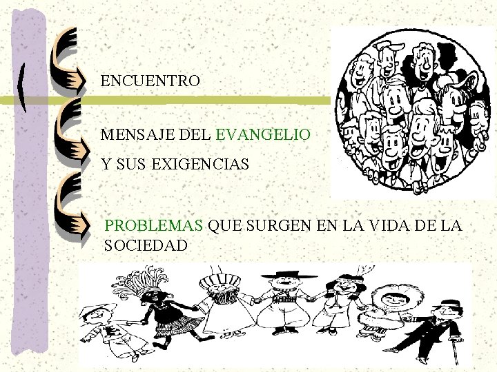 ENCUENTRO MENSAJE DEL EVANGELIO Y SUS EXIGENCIAS PROBLEMAS QUE SURGEN EN LA VIDA DE ENCUENTRO MENSAJE DEL EVANGELIO Y SUS EXIGENCIAS PROBLEMAS QUE SURGEN EN LA VIDA DE