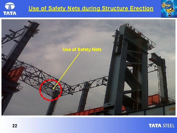 Use of Safety Nets during Structure Erection Use of Safety Nets 22 