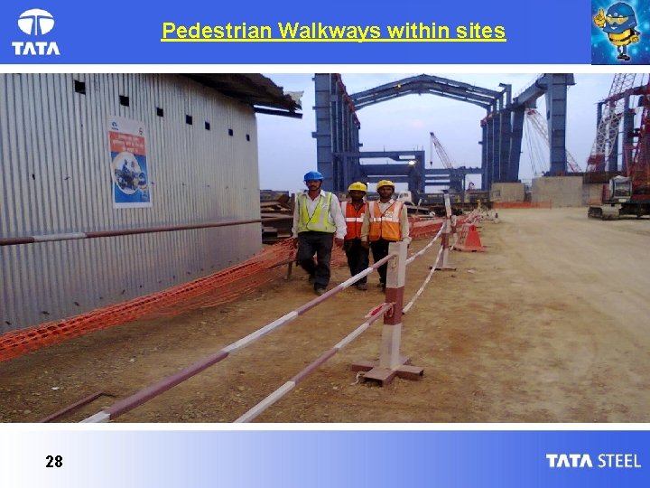 Pedestrian Walkways within sites 28 