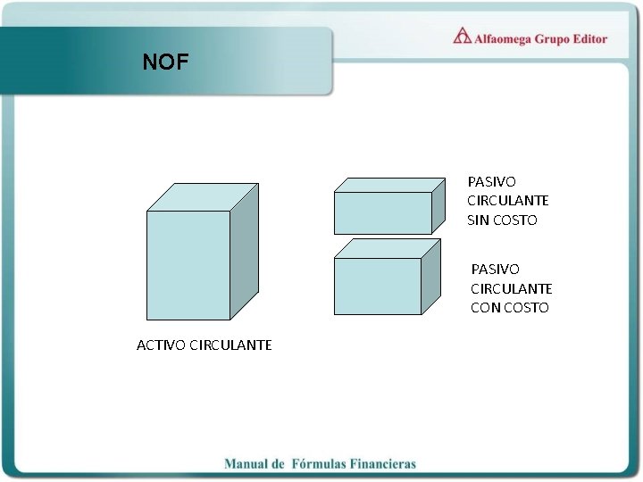 NOF PASIVO CIRCULANTE SIN COSTO PASIVO CIRCULANTE CON COSTO ACTIVO CIRCULANTE 