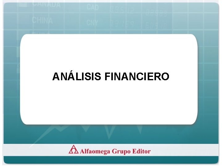 ANÁLISIS FINANCIERO 