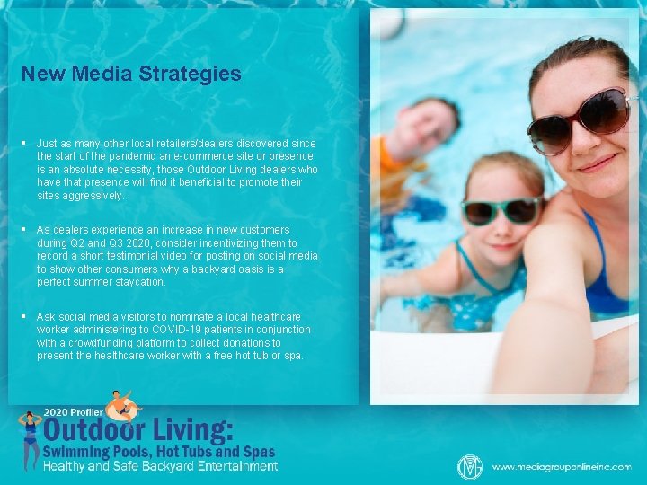 New Media Strategies § Just as many other local retailers/dealers discovered since the start New Media Strategies § Just as many other local retailers/dealers discovered since the start