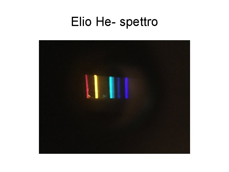 Elio He- spettro 