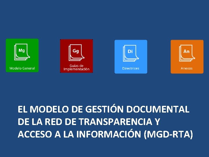 EL MODELO DE GESTIÓN DOCUMENTAL DE LA RED DE TRANSPARENCIA Y ACCESO A LA