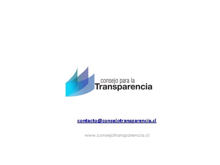 contacto@consejotransparencia. cl 