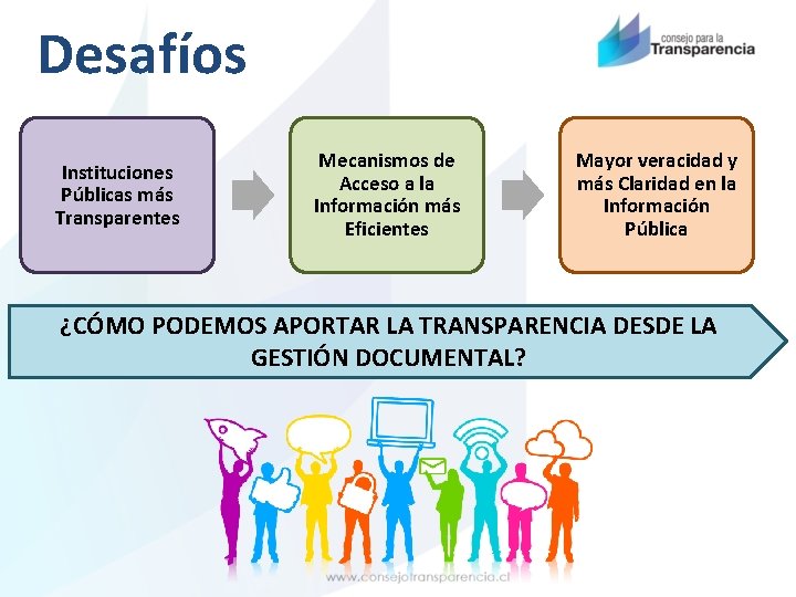 Desafíos Instituciones Públicas más Transparentes Mecanismos de Acceso a la Información más Eficientes Mayor