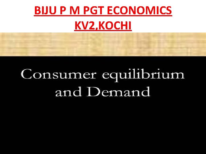 BIJU P M PGT ECONOMICS KV 2, KOCHI 