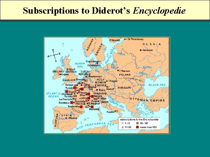 Subscriptions to Diderot’s Encyclopedie 