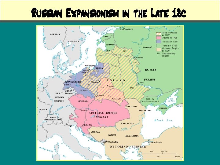 Russian Expansionism in the Late 18 c 