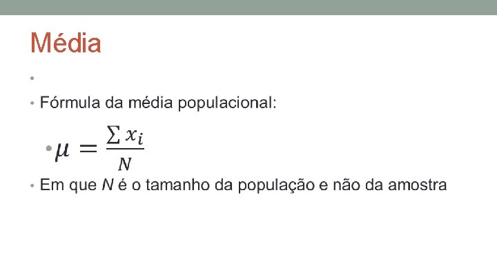 Média • Média •