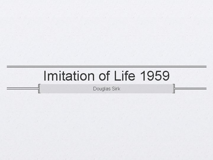 Imitation of Life 1959 Douglas Sirk 