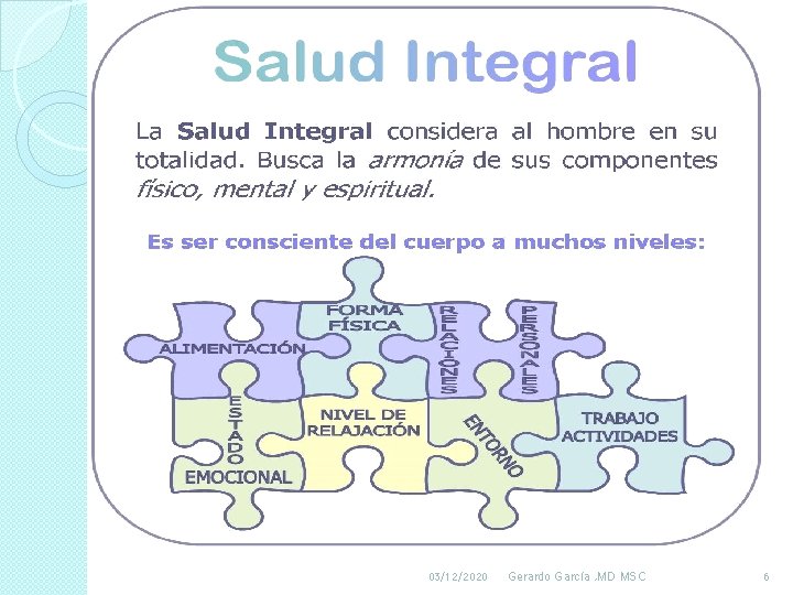 03/12/2020 Gerardo García , MD MSC 6 03/12/2020 Gerardo García , MD MSC 6