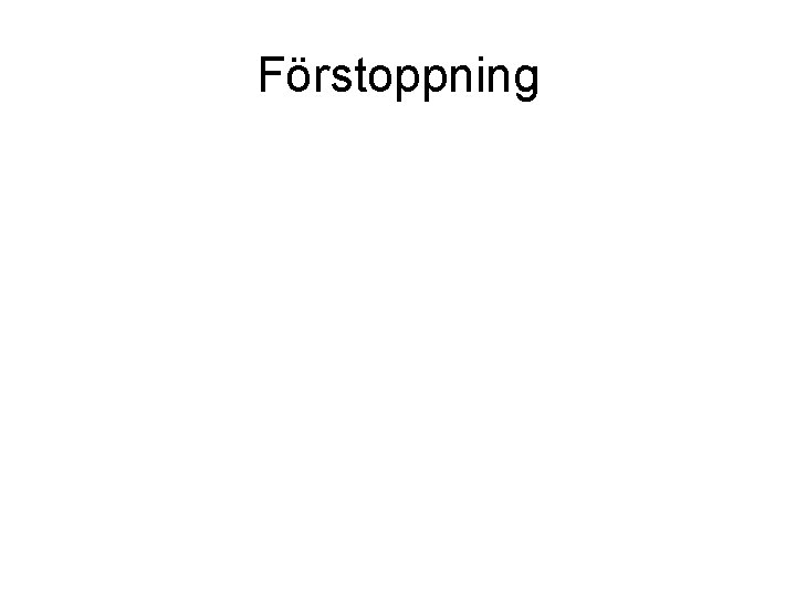 Förstoppning 