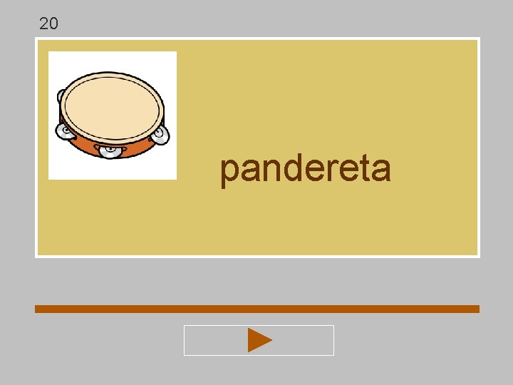 20 pandereta 20 pandereta