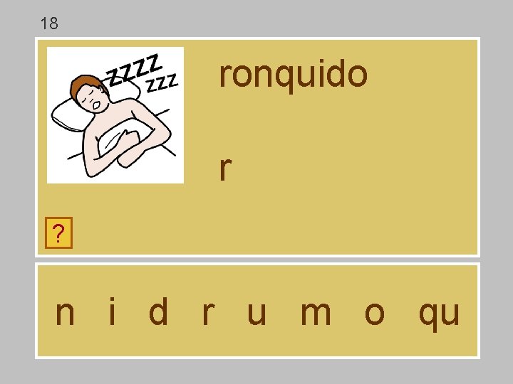 18 ronquido r ? n i d r u m o qu 18 ronquido r ? n i d r u m o qu