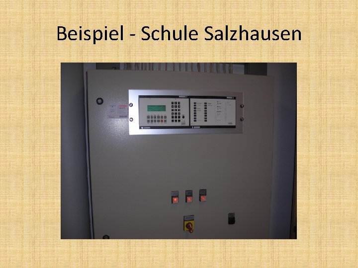 Beispiel - Schule Salzhausen 