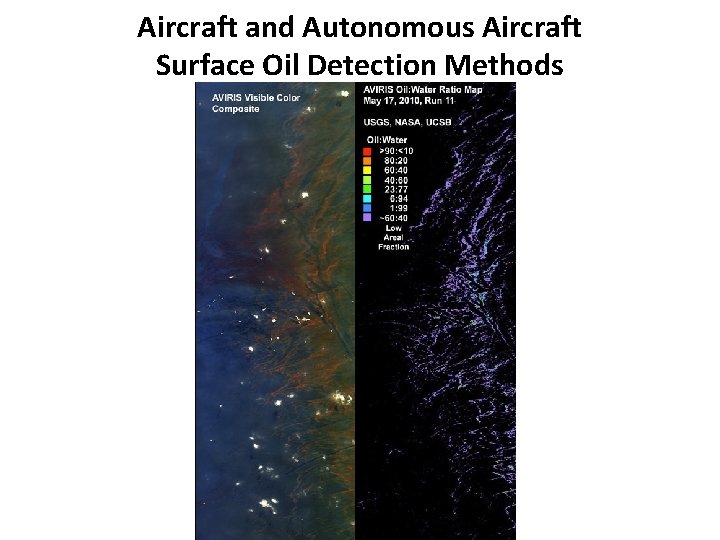 Aircraft and Autonomous Aircraft Surface Oil Detection Methods 