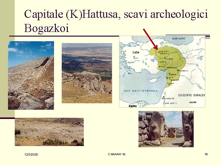 Capitale (K)Hattusa, scavi archeologici Bogazkoi 12/3/2020 CANANA' M. 19 