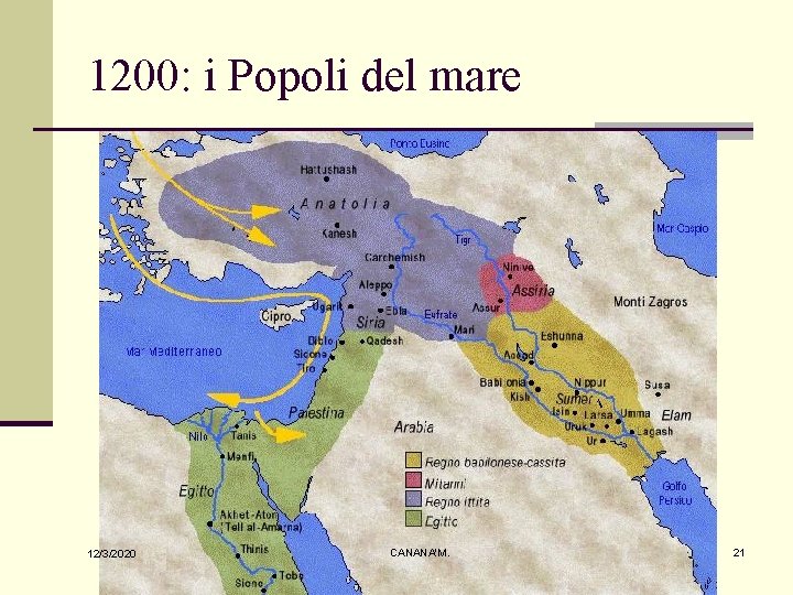 1200: i Popoli del mare 12/3/2020 CANANA'M. 21 