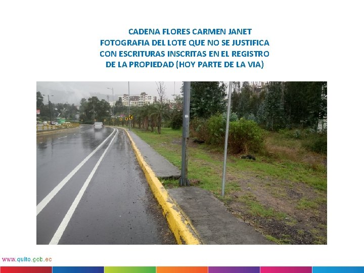  CADENA FLORES CARMEN JANET FOTOGRAFIA DEL LOTE QUE NO SE JUSTIFICA CON ESCRITURAS