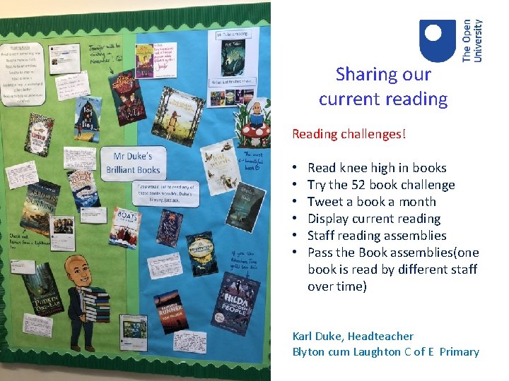 Sharing our current reading Reading challenges! • • • Read knee high in books