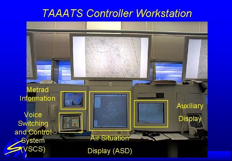 TAAATS Controller Workstation Metrad Information Voice Switching and Control System (VSCS) A IRSERVICES AUSTRALIA