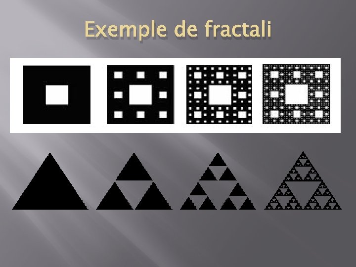 Exemple de fractali 