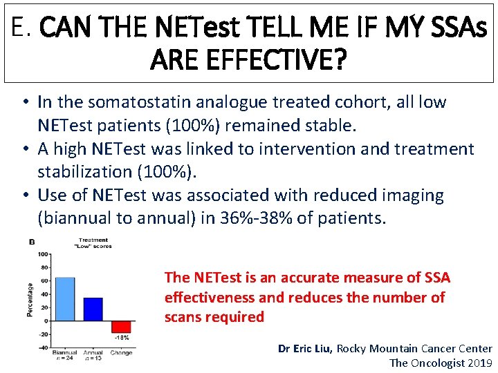 E. CAN THE NETest TELL ME IF MY SSAs ARE EFFECTIVE? • In the