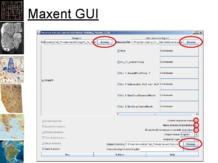 Maxent GUI 