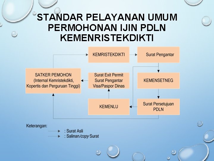 STANDAR PELAYANAN UMUM PERMOHONAN IJIN PDLN KEMENRISTEKDIKTI 