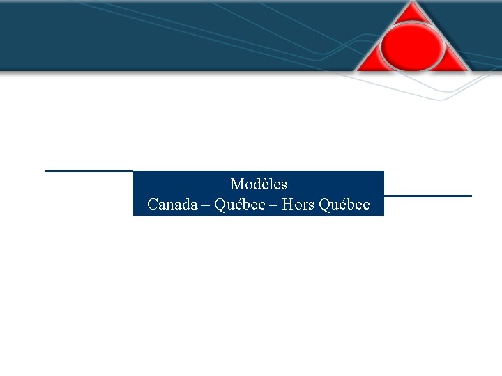 II – Évolution des insolvabilités et des. Modèles défauts Canada – Québec – Hors