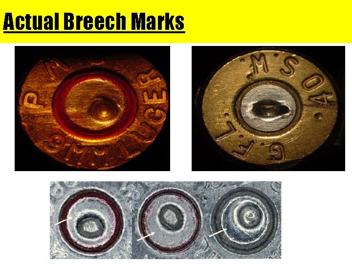 Actual Breech Marks 