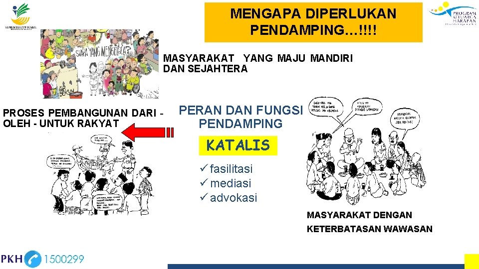 MENGAPA DIPERLUKAN PENDAMPING…!!!! MASYARAKAT YANG MAJU MANDIRI DAN SEJAHTERA PROSES PEMBANGUNAN DARI – OLEH